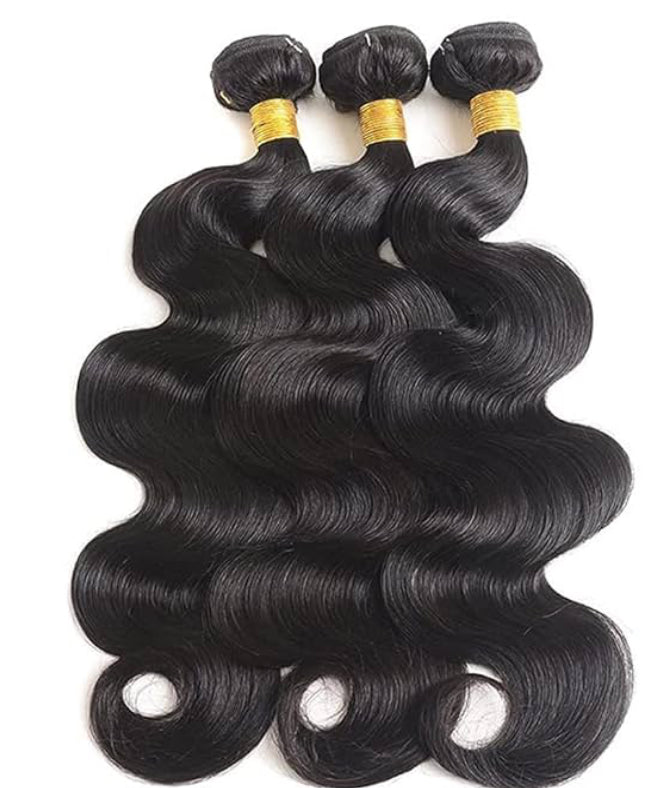 Body Wave Human Hair 3 Bundles (24 26 28) 100%
Unprocessed Brazilian Virgin Human Hair Weave Body Weave Bundles Human Hair Extensions for Black Women Natural
Color