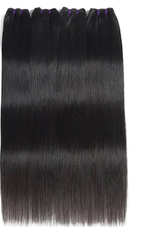 10A Human Hair Bundles 16 18 20 Inch Straight Bundles Human Hair 100% Unprocessed Brazilian Virgin Weave 3
Bundles Double Weft Raw Remy Hair Bundles Deals