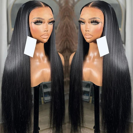 Transparent Straight Lace Front Wig 4x4